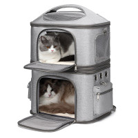 Kattenrugzak voor 2 katten (of veel kittens)
