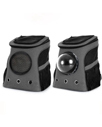 Cat capsulerugzak met patrijspoort "Cosmocat" Cat capsulerugzak met patrijspoort "Cosmocat"