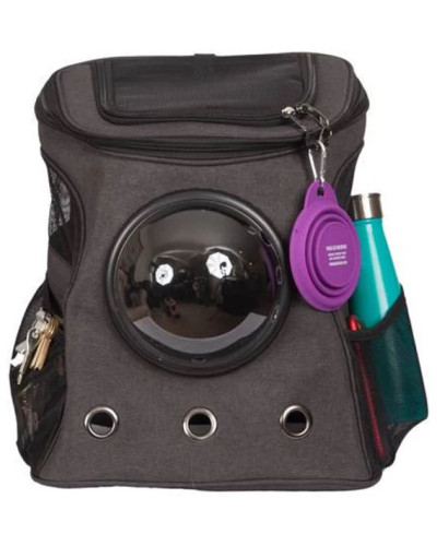 Cat capsulerugzak met patrijspoort "Cosmocat" Cat capsulerugzak met patrijspoort "Cosmocat"