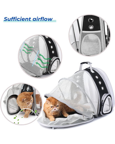 Kattenbubbel rugzak - uitbreidbare versie Kattenbubbel rugzak - uitbreidbare versie